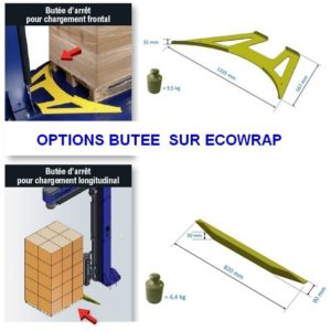 FILMEUSE ECOWRAP FREEZER option butée frontale et longitudinale