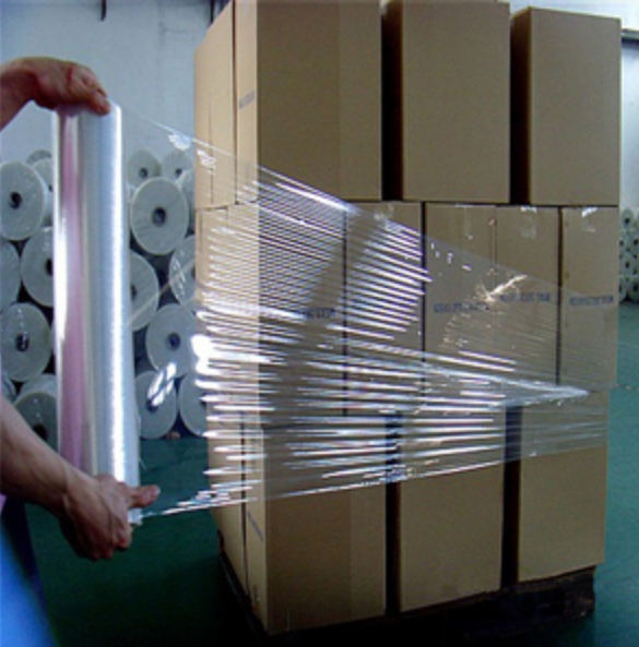 Bobine de film emballage étirable manuel cast - 45 cm x 300 m - Epaisseur  20 microns - Transparent (Lot de 6)