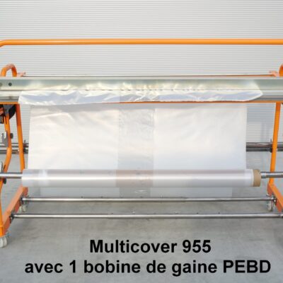 Le Multicover 955 permet de fabriquer vos propres housses à partir de gaine en PEBD