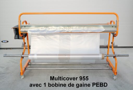 Le Multicover 955 permet de fabriquer vos propres housses à partir de gaine en PEBD
