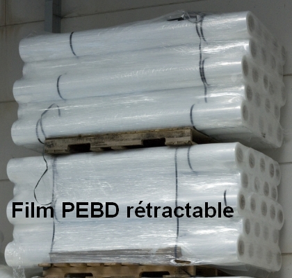 film retractable PEBD palette