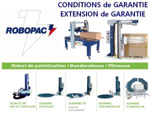 conditions garantie ROBOPAC