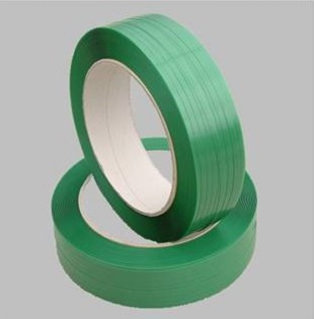 feuillard PET plastique polyester vert