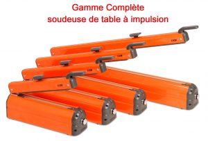 SOUDEUSE DE TABLE IMPULSION gamme standard