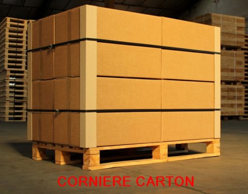 CORNIERE CARTON PROTECTION PALETTE